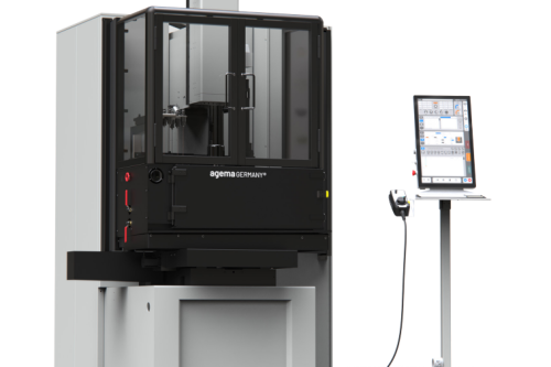 Agema Startlocherodiermaschine